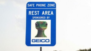 Safe Phone Zone Sign